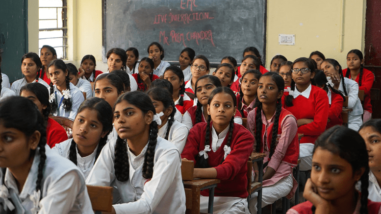 School girls in India