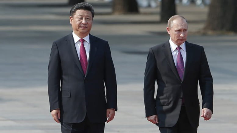 Xi Jinping and Vladimir Putin in 2016. Getty Images
