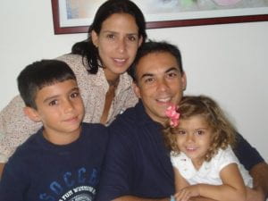 Victor Rodriguez and his family